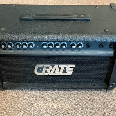 Crate GX-1200H 2-Channel 100-Watt Solid State Guitar Amp Head 2000s - Black image 2