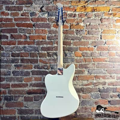 Squier Paranormal Jazzmaster XII Electric Guitar (2020s - Olympic White) image 9