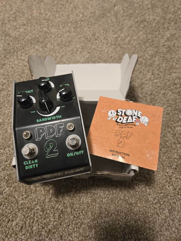 STONE DEAF PDF 2 ギターエフェクター Amazon | Stone Deaf PDF-2 パラメトリックオーバードライブ