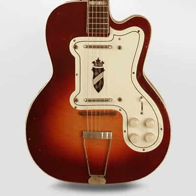Kay Silvertone Thin Twin Model 1369L 1957 Sunburst Lacquer image 1