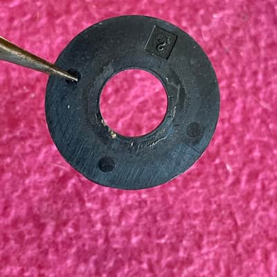 vintage Gibson 1970's 1974 1972 switch ring poker chip for Les Paul Custom paf switchcraft  usa 1968 1969 1971 1973 image 6