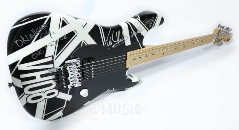 EVH CHARVEL EVH Art Serie Van Halen Played and Signed 2008 - Stage Used image 1