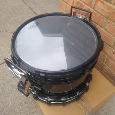 Remo Quadura Legato 16 Lug marching snare drum black 14X12 image 4