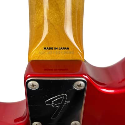 Fender Japan 69 Reissue Mustang 2012 - Candy Apple Red - Matching Headstock image 6