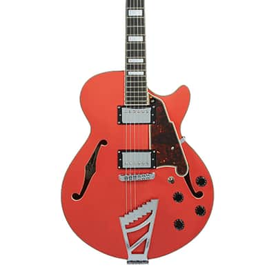 D'Angelico Premier SS w/ Stairstep Tailpiece - Fiesta Red - Open Box image 1