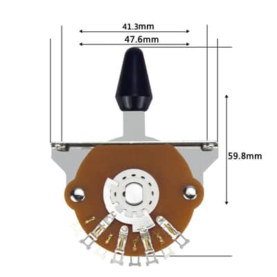 5 Way Pickup for Selector Switch Electric Guitar Switch w/ 2 Tips FD Guitar image 2