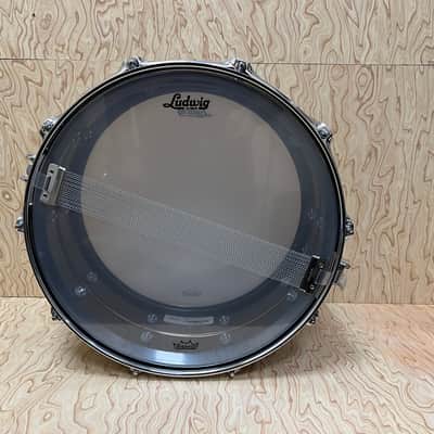 Ludwig LB417T Black Beauty 6.5x14" 10-Lug Brass Snare Drum with Tube Lugs 1999 - Present - Black Nickel-Plated image 4