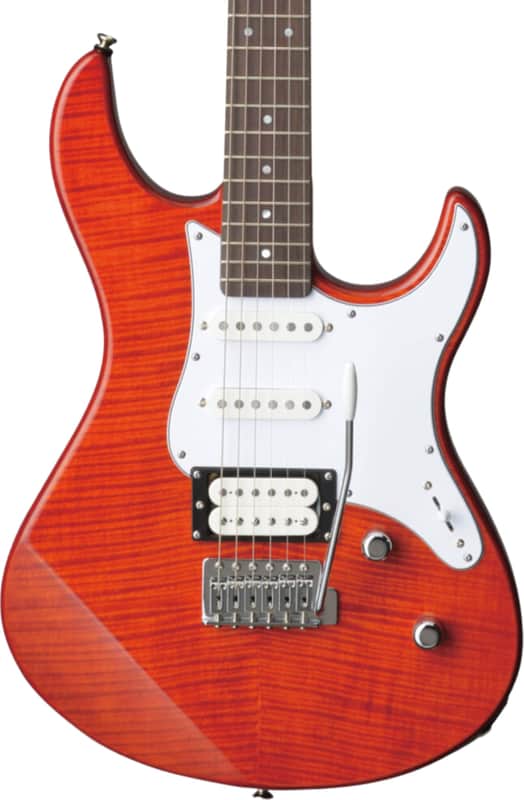 Yamaha PAC212VFM Pacifica Electric Guitar, Rosewood Fingerboard, Caramel Brown image 1