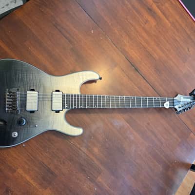 Ibanez S61AL-BML Axion Label 2019 - 2020 - Black Mirage Gradation Low Gloss image 1