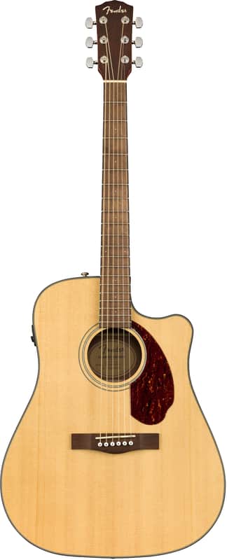 Fender CD-140SCE Dreadnought Acoustic-Electric Guitar Natural w/Hard Case image 1