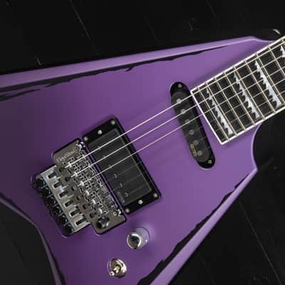 ESP Alexi Ripped Sawtooth - Purple Fade Satin w/ Ripped Pinstripes - Original Series image 11