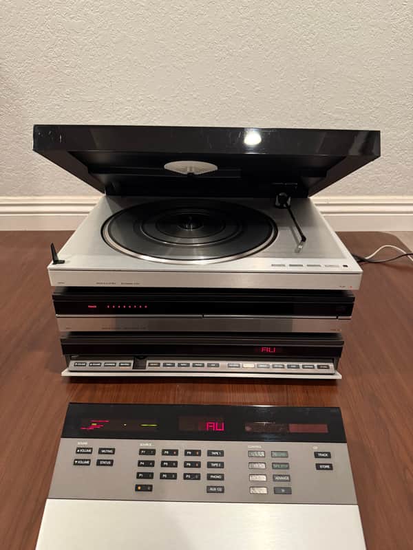 Bang & Olufsen  Beogram System,CD player,Turntable,Receiver & Master control panel