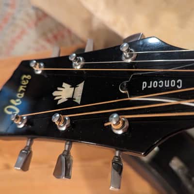 Ibanez E-684 Concord Hummingbird Acoustic Guitar 1976 w/hard case image 19