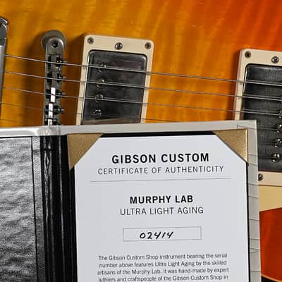 Gibson Les Paul 1960 Standard Reissue Murphy Lab ULA Orange Lemon Fade #02414 2022 - Only 3.8kg!!! image 23