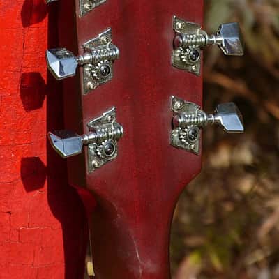 1965-66 Harptone-made Supreme A-6N dreadnought guitar image 10