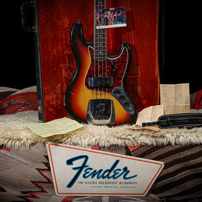 1966 Fender Jazz Bass "Sunburst" image 3