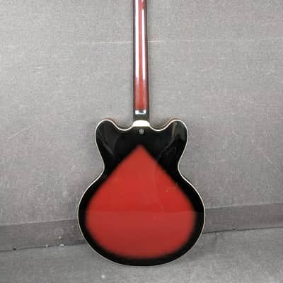 Canvas CSAS Semi-Hollow Electric Guitar Sunburst Finish Bild 9