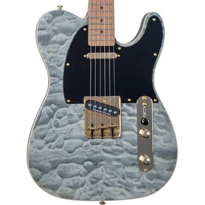 Michael Kelly MK50MBWMSN Mod Shop 50 Duncan Quilt Maple Top Swamp Ash Body Roasted Maple Neck 6-String Electric Guitar image 2