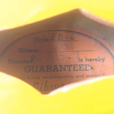 1958 Gibson EB-6 Prototype owned by Hank Garland image 22