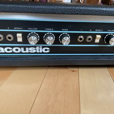 Vintage 70s Acoustic control Corp 150 Guitar Bass Head Amp image 4