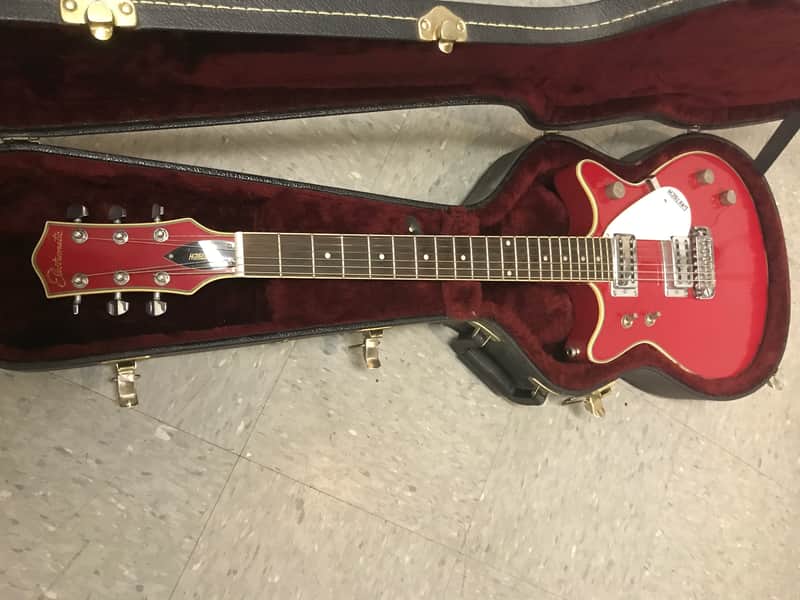 Gretsch Electromatic Dou-Jet  G2923, Fierebird Red 1999  Firebird Red image 1