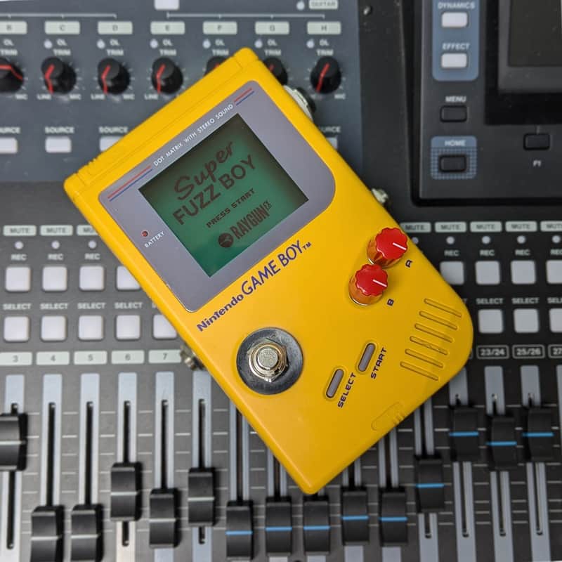 Raygun FX Gameboy Fuzz Pedal - Super Fuzz Boy YELLOW Edition image 1