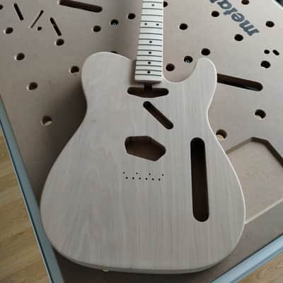 El Chamaa Guitars One-Piece TE / Tele Style Alder Body 2026 - Unfinished image 6