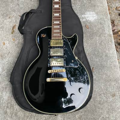 Epiphone Les Paul Custom Black Beauty 3 Humbucker 2000s - Black Gloss image 2