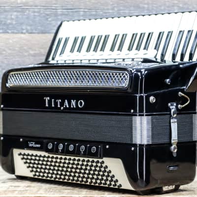 Titano Model Virtuoso 120-Bass 41-Key 11-Treble Switch Piano Accordion w/Case image 2
