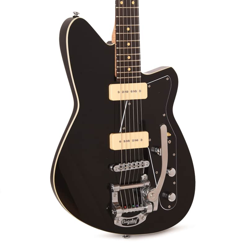Reverend Jetstream 290 w/ Bigsby Electric Guitar Midnight Black image 1