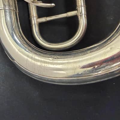 Used Yamaha YEP-321 Silver 4-Valve Bb Euphonium with SKB 375 Case Just Serviced image 12