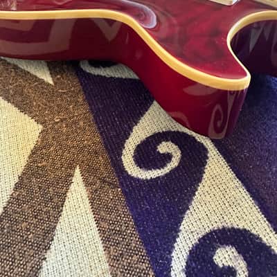 2012 Edwards by ESP E-LP-125SD/QM Les Paul - Black Cherry image 7