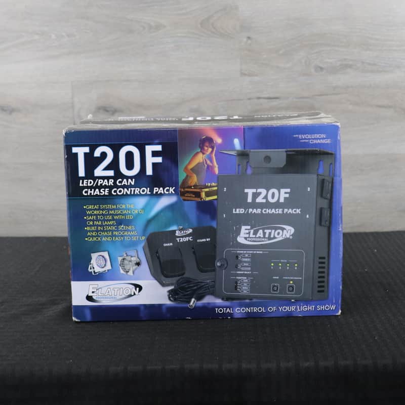 Elation T20F LED/Halogen Par Light Chase Pack Black image 1