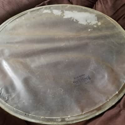 Slingerland Radio King 16 " inch SNARE SIDE calfskin RADIO KING calf skin head 1920s 1930s 1940s 1950s 1960s - calfskin calf skin head image 3