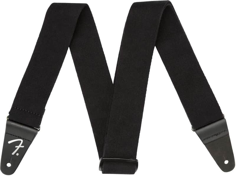 Genuine Fender SuperSoft 2" Wide Guitar Strap - Black - 099-0642-006 image 1