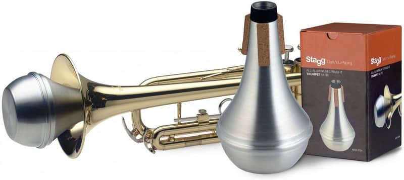 Stagg Model MTR-S3A All-Aluminum Straight Trumpet Mute image 1