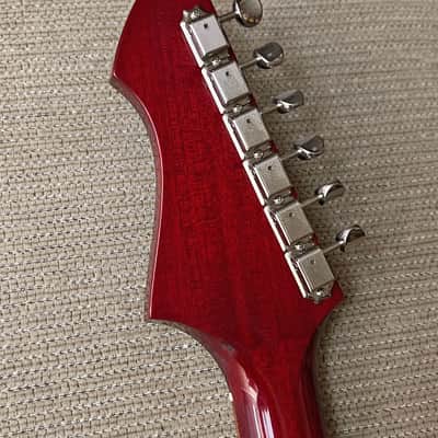 MotorAve Guitars LeMans Custom Transparent Cherry 2021 w/ Mono Case image 9