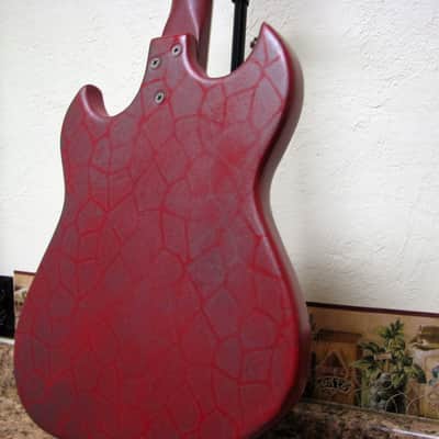 Kay Vanguard 1963 Blood red, Fire yellow, snakeskin image 7