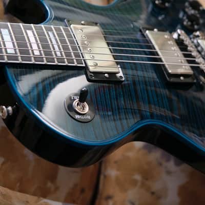 Gibson Custom Shop Les Paul Axcess Custom Hardtail - Peacock Widow image 8