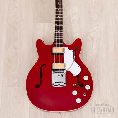 1968 Kay Clermont S667 Vintage Hollowbody Guitar Near-Mint, Valco-Made w/ "Power Tone" Gold Foils, Case image 2