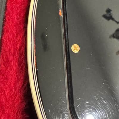 1978 Gibson Les Paul Custom - Cherry Burst painted over in Black by Factory image 4