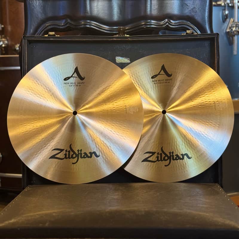 NEW Zildjian 15" A. Zildjian New Beat Hi-Hats - 1068/1564g image 1