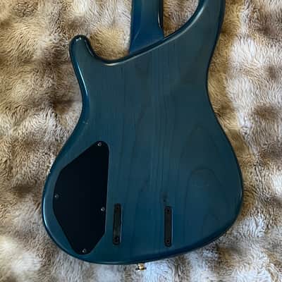 Super Rare 1989 1990 1992 Greco PXB-1200 PXB 1200 PXB1200 Phoenix 4 string Bass - Transparent Blue MIJ Japan Fujigen 26 frets brass nut P Duce pickups MIJ Ibanez Prestige HSC image 7