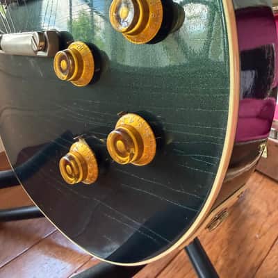 2025 Gibson M2M Custom Shop ‘57 Reissue R7 Murphy Ultra Light Aged Stinger - British Racing Green image 7