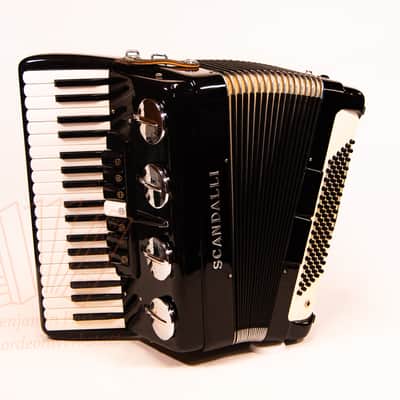 Akkordeon Scandalli Saxophonklappen black LMH gebraucht image 2