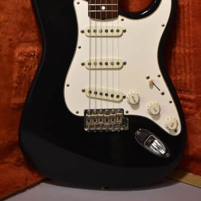 1988 Fender American Vintage '62 Stratocaster Reissue AVRI Black Finish w/OHSC image 2