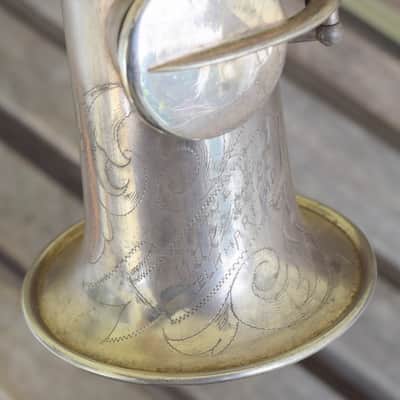 Buescher True Tone Soprano 1924 Silver Plated Sax Bild 16