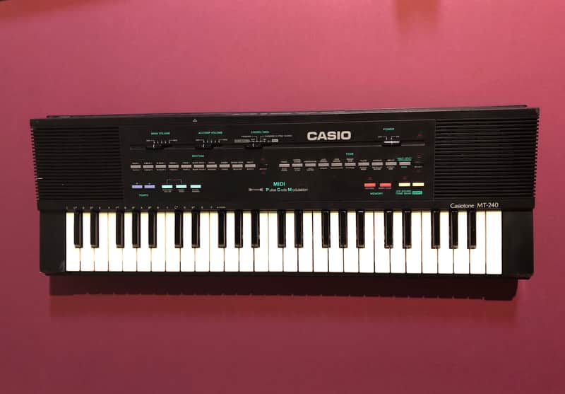 Vintage Casio Casiotone MT 240 Mini Synth Ripe For Circuit Bending image 1