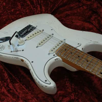 Fender Stratocaster STS 55M 1990 Fujigen Japan MIJ Rare Short Scale Maxon Scalloped Blackmore image 11