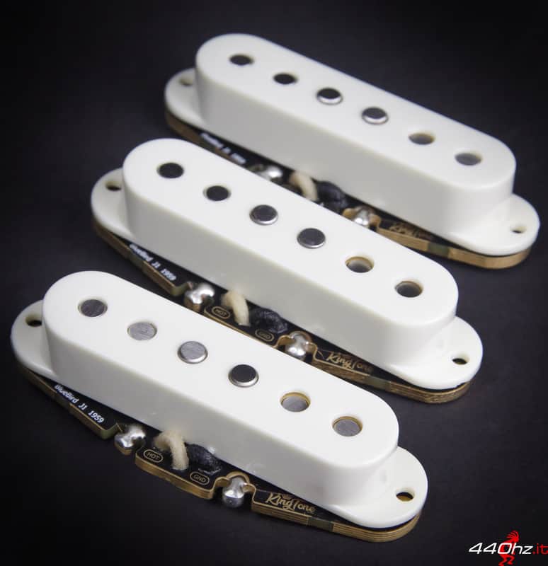 King Tone Guitar Bluebird J1 Stratocaster Pickup Set - SRV King Tone Guitar Bluebird J1 Stratocaster Pickup Set - SRV